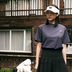 코아이골프 데일리 빠른 땀흡수 건조 캐릭터 반팔 골프티셔츠 네이비 남여공용