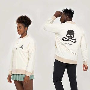 코아이골프 루즈핏 블루종 골프자켓 남여공용 베이지