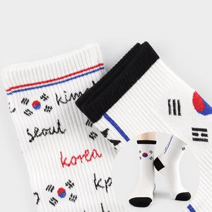 코아이 국가대표 대한민국 남여공용 스포츠 중목 양말