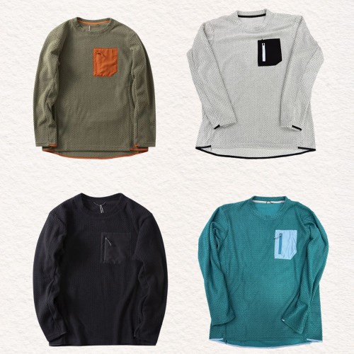 코아이 재생원단 통기성좋아 빨리 건조되는 크루넥 맨투맨 방한 티셔츠 미드레이어 후리스 오버사이즈